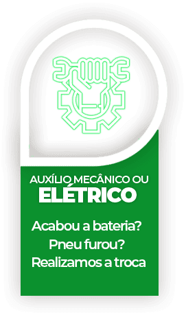 Auxílio mecânico ou elétrico: Acabou a bateria? Pneu furou? Realizamos a troca