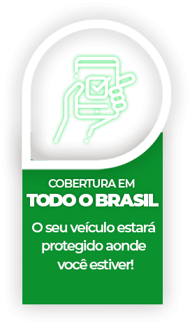 Cobertura em todo o Brasil: O seu veículo estará protegido aonde você estiver!